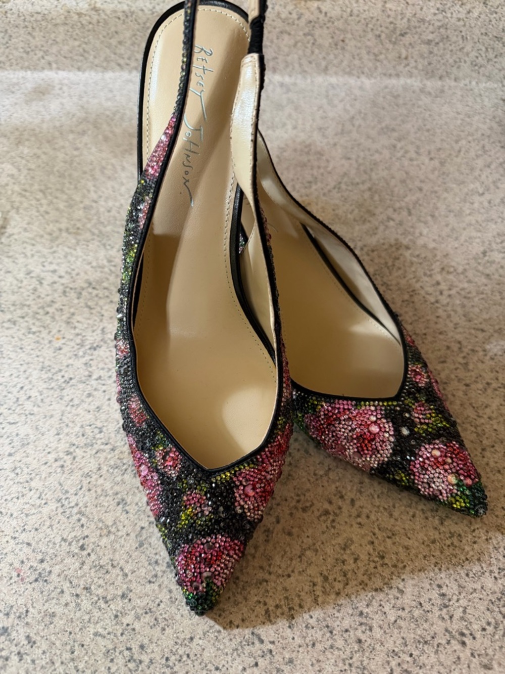 NEVER WORN! Betsey Johnson Betsey Johnson Mya Pump - Pink Floral